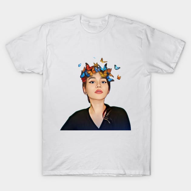 Butterfly Crown T-Shirt by HELLO KEZIA!